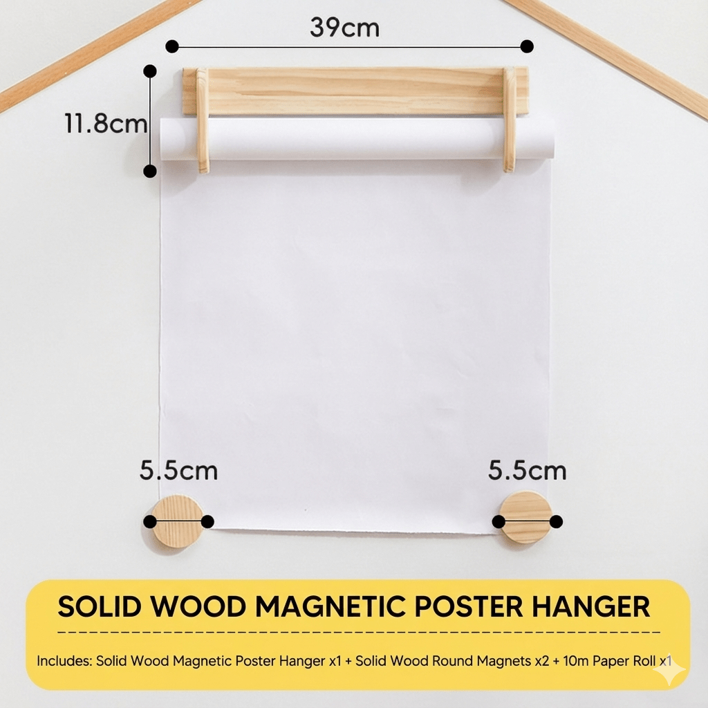 Paper Roll Holder Set (New Zealand Pine) - Nidokid