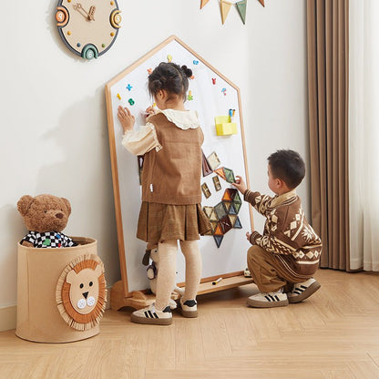 Solid Wood Double - Sided Magnetic Art Easel - Nidokid