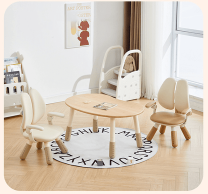 Solid Beech Peanut Table - Nidokid