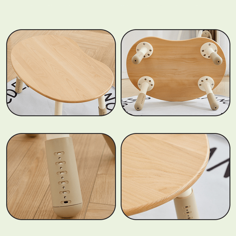 Solid Beech Peanut Table - Nidokid